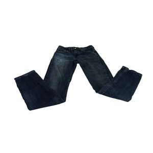 Levi Strauss 511 Mens Jeans Dark Wash Slim Fit Size 28x32 Distressed Denim